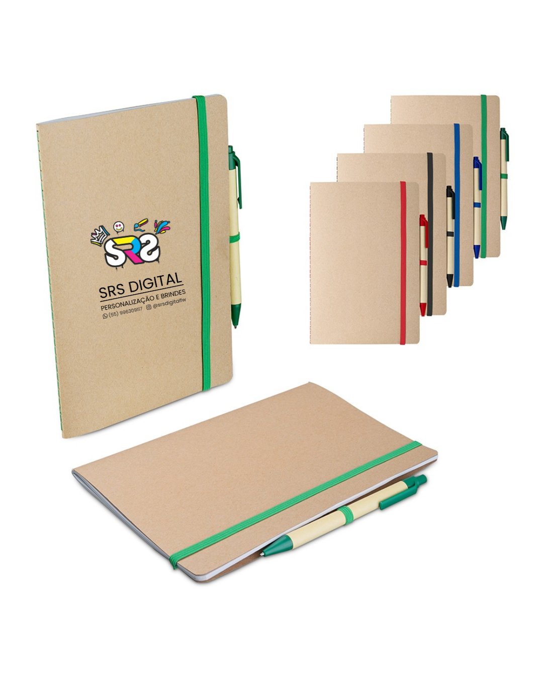 Kit Caderno e Caneta Personalizado